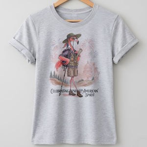 America 250 Years of American Spirit Hiking Flamingo Shirt - FlamingoAholic