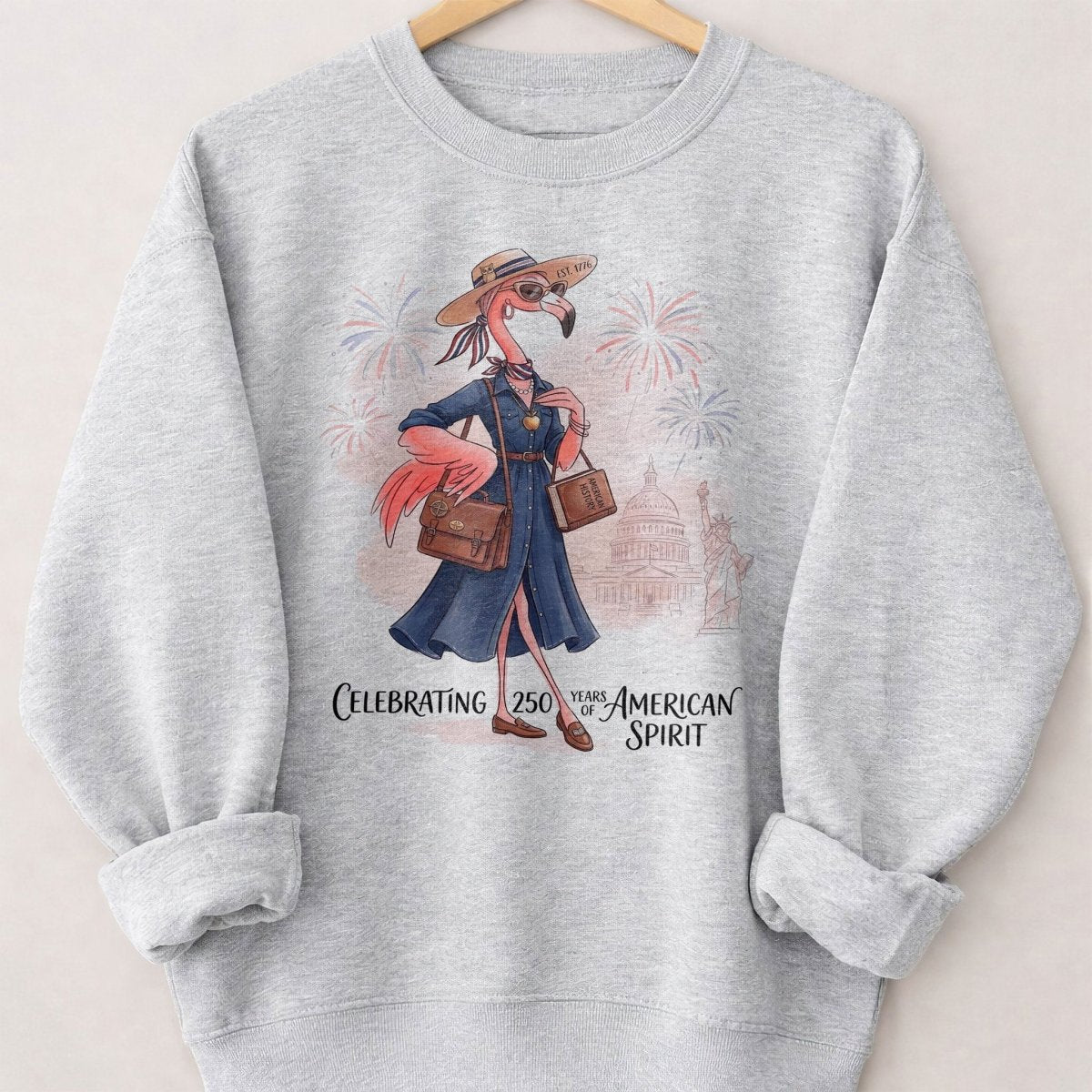 America 250 Years of American Spirit History Teacher Shirt - FlamingoAholic