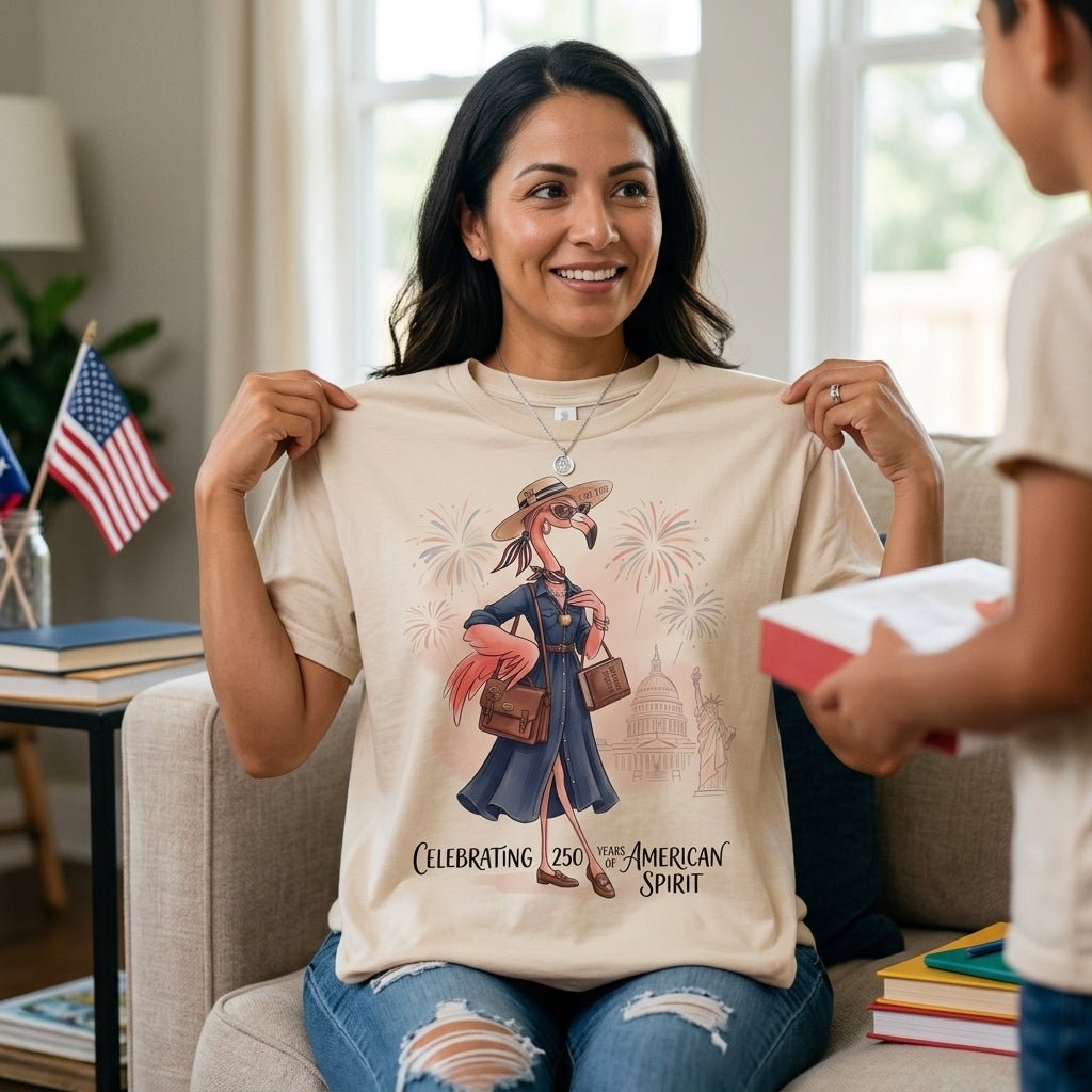 America 250 Years of American Spirit History Teacher Shirt - FlamingoAholic