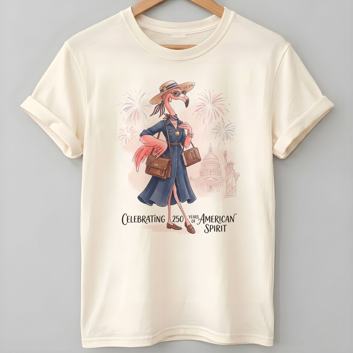 America 250 Years of American Spirit History Teacher Shirt - FlamingoAholic