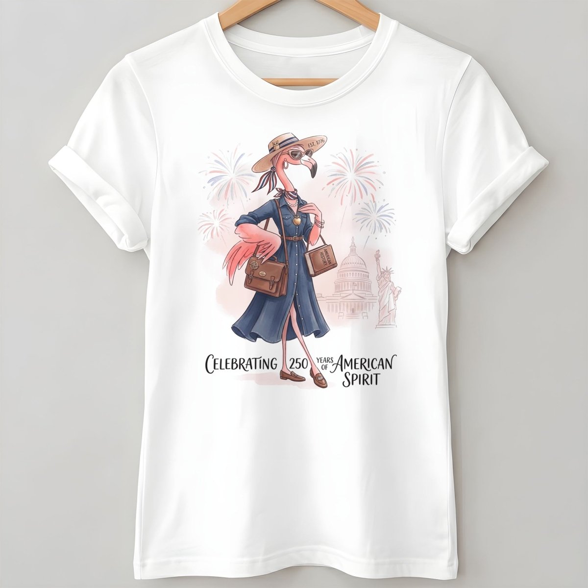 America 250 Years of American Spirit History Teacher Shirt - FlamingoAholic