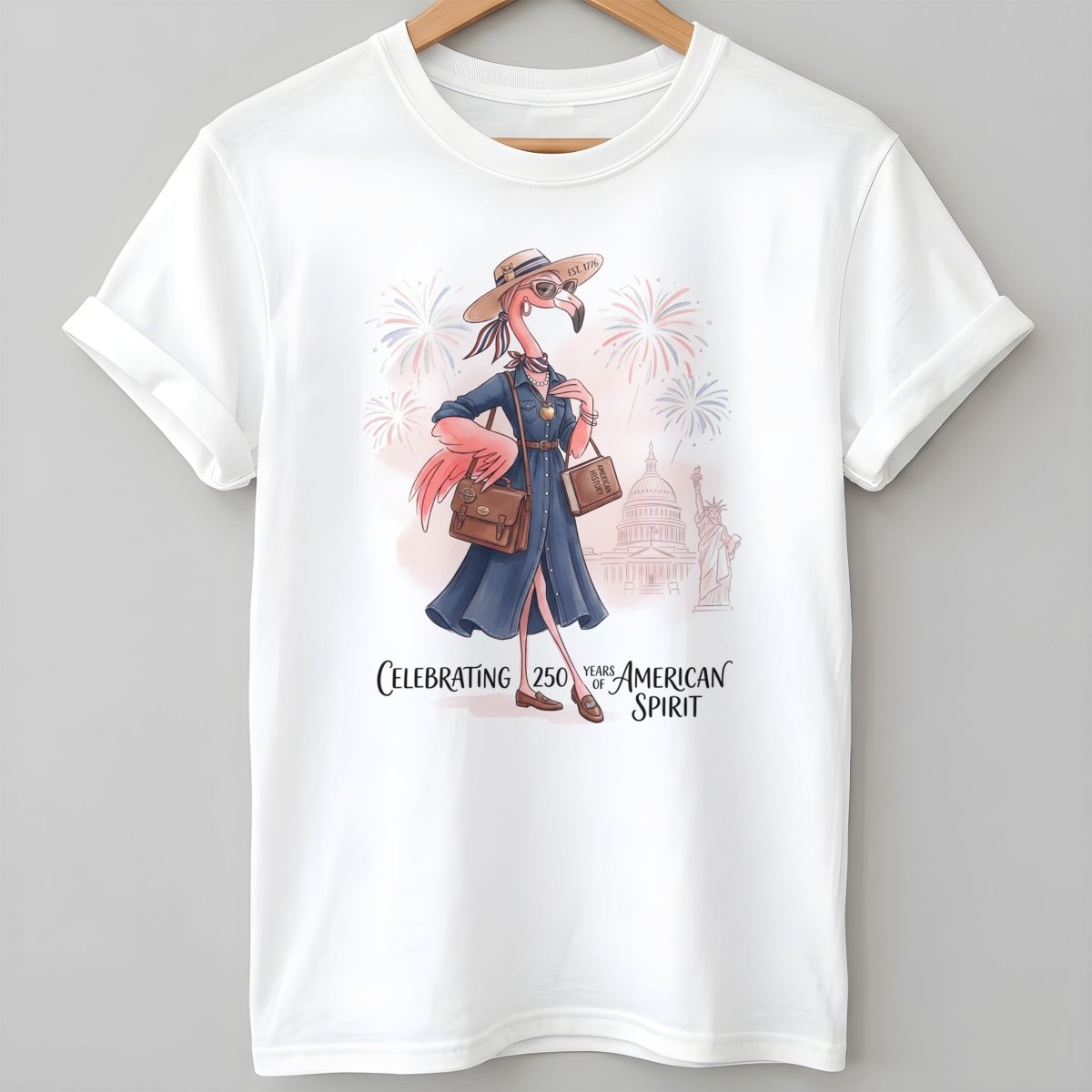 America 250 Years of American Spirit History Teacher Shirt - FlamingoAholic