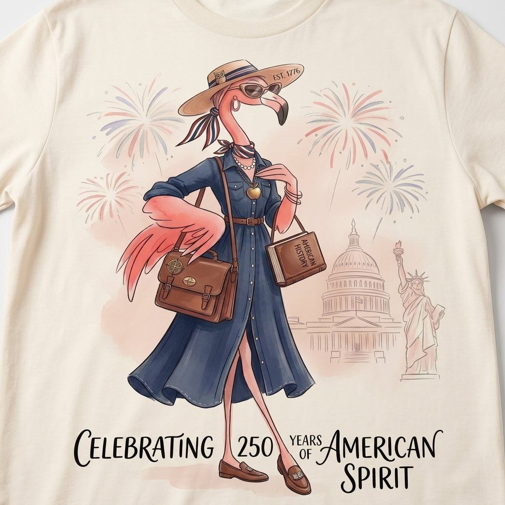 America 250 Years of American Spirit History Teacher Shirt - FlamingoAholic