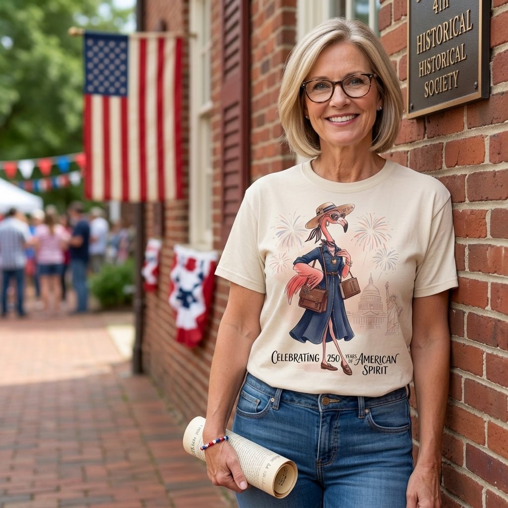 America 250 Years of American Spirit History Teacher Shirt - FlamingoAholic