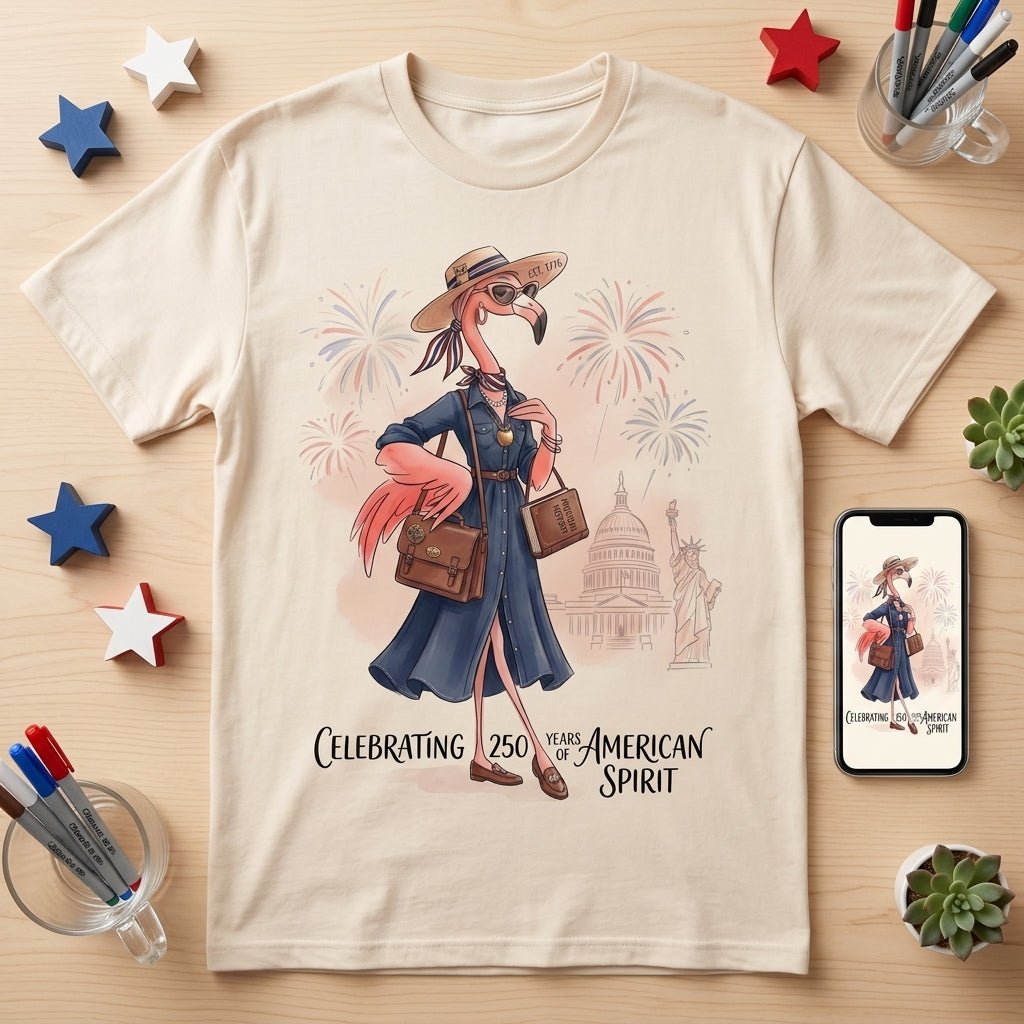 America 250 Years of American Spirit History Teacher Shirt - FlamingoAholic