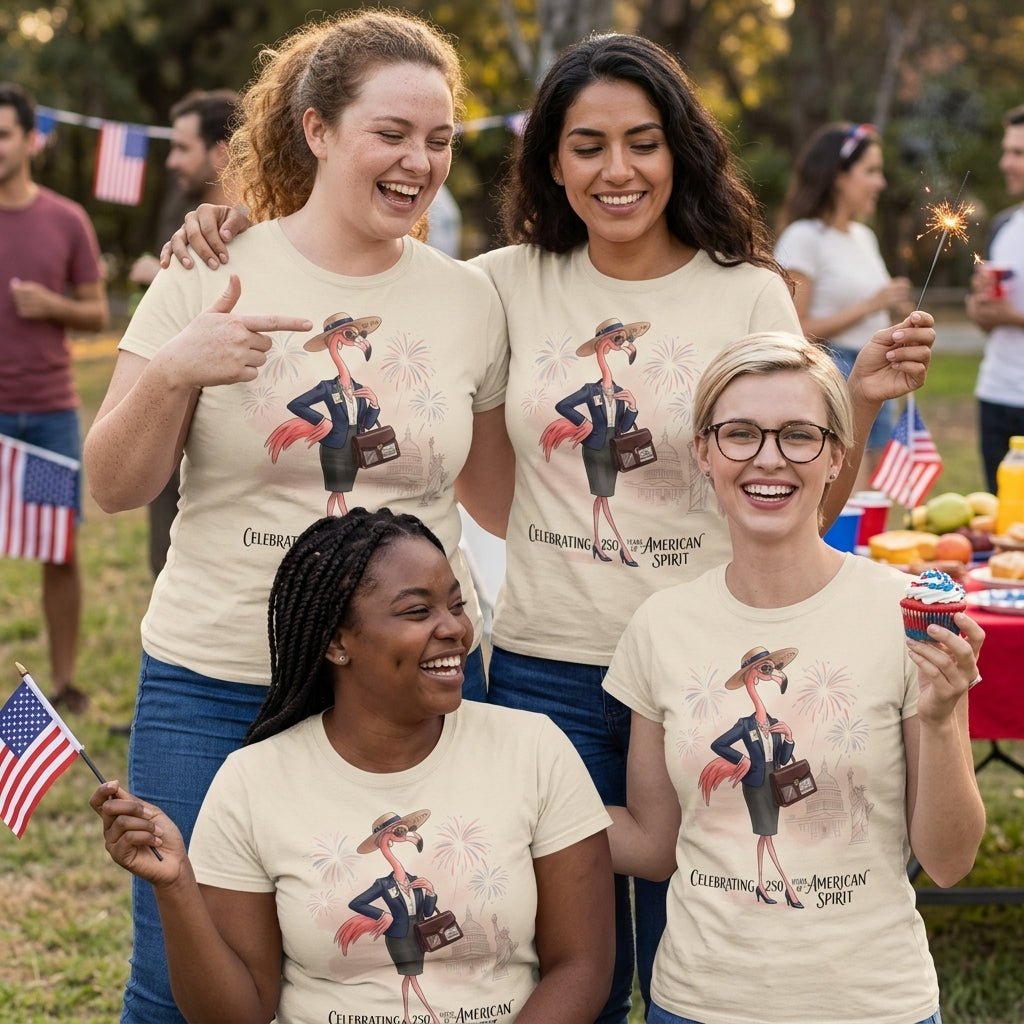 America 250 Years of American Spirit HR Manager Flamingo Shirt - FlamingoAholic