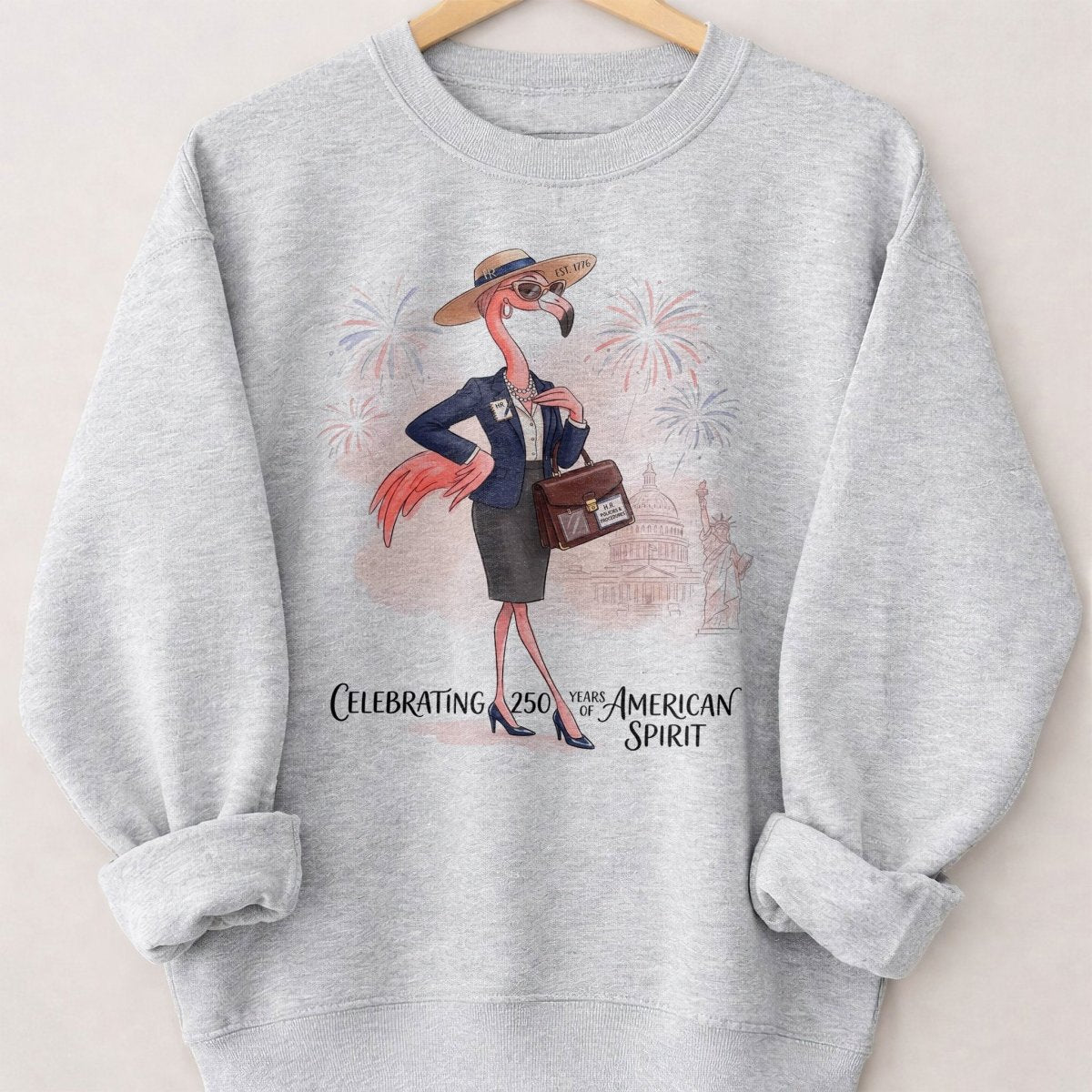 America 250 Years of American Spirit HR Manager Flamingo Shirt - FlamingoAholic