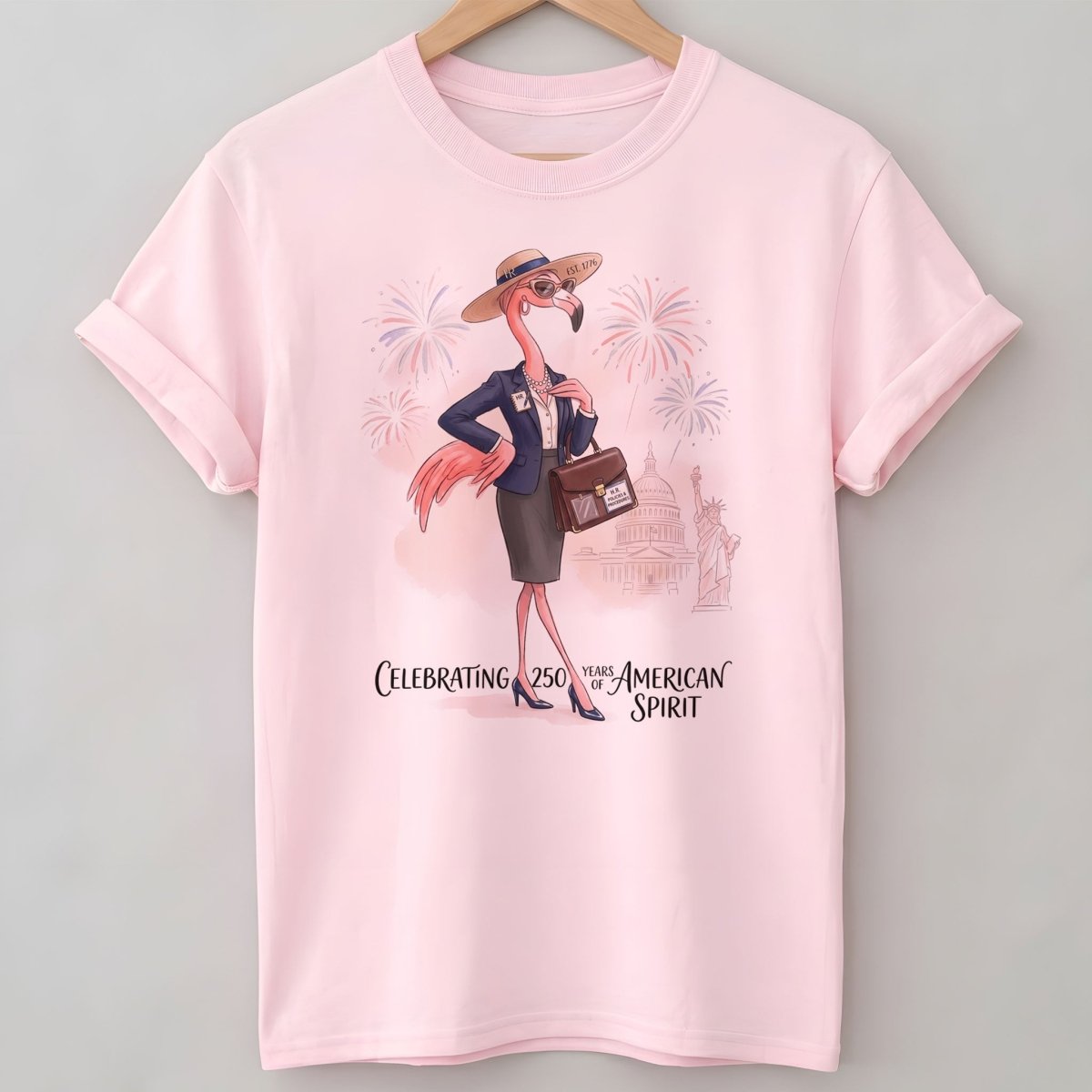 America 250 Years of American Spirit HR Manager Flamingo Shirt - FlamingoAholic