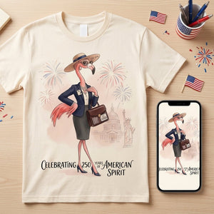 America 250 Years of American Spirit HR Manager Flamingo Shirt - FlamingoAholic