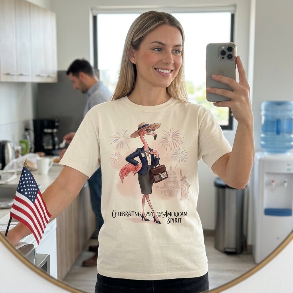 America 250 Years of American Spirit HR Manager Flamingo Shirt - FlamingoAholic