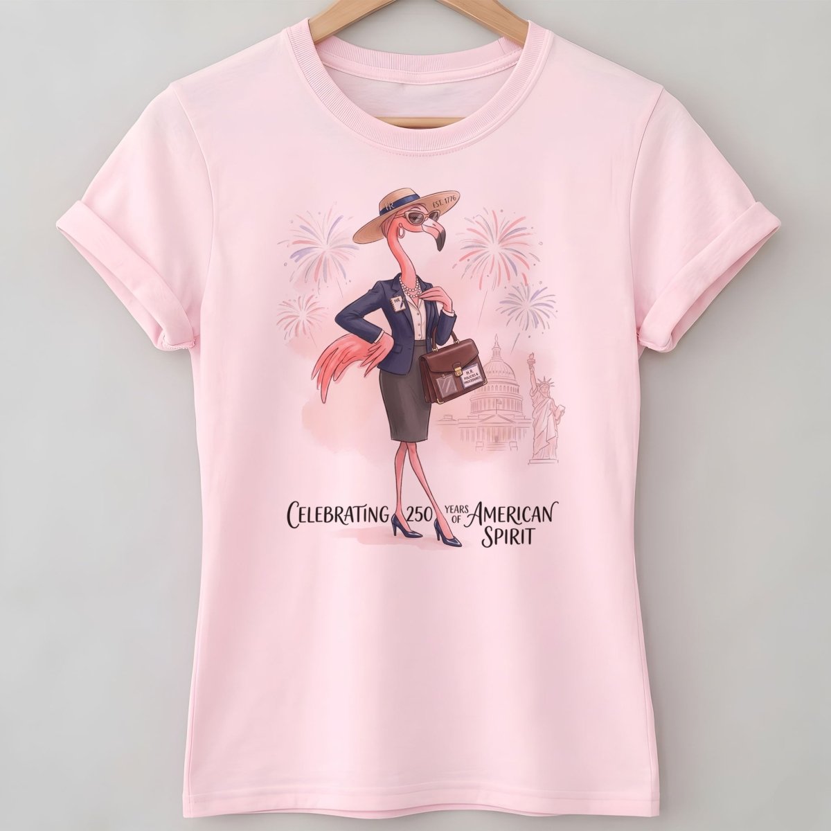 America 250 Years of American Spirit HR Manager Flamingo Shirt - FlamingoAholic