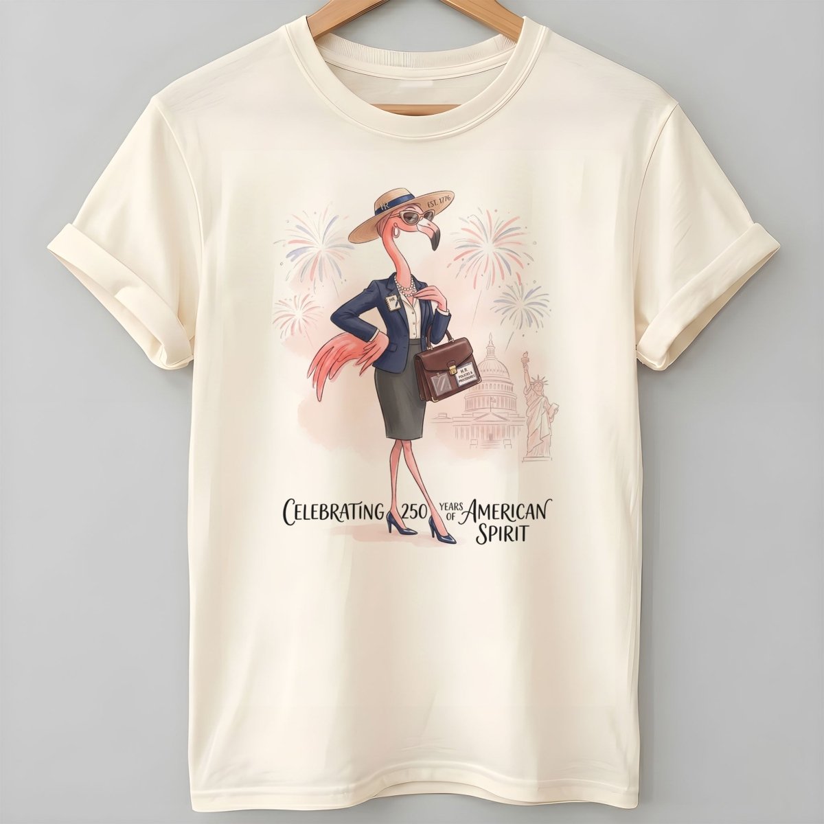 America 250 Years of American Spirit HR Manager Flamingo Shirt - FlamingoAholic