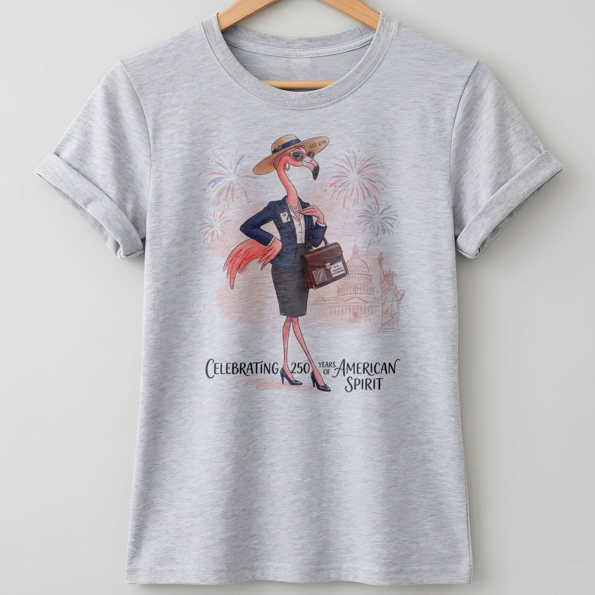 America 250 Years of American Spirit HR Manager Flamingo Shirt - FlamingoAholic