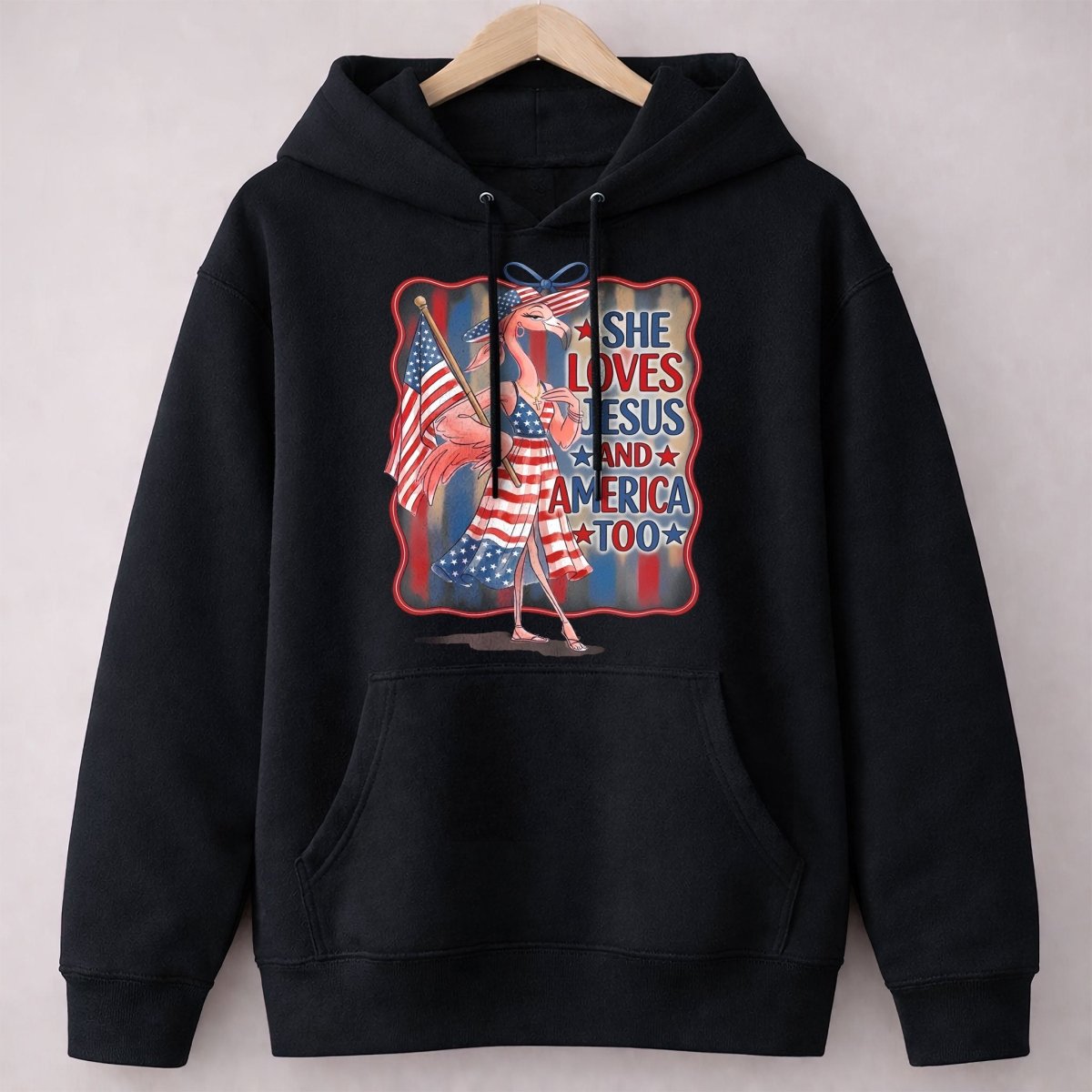 America 250 Years of American Spirit Jesus Faith Flamingo Shirt - FlamingoAholic
