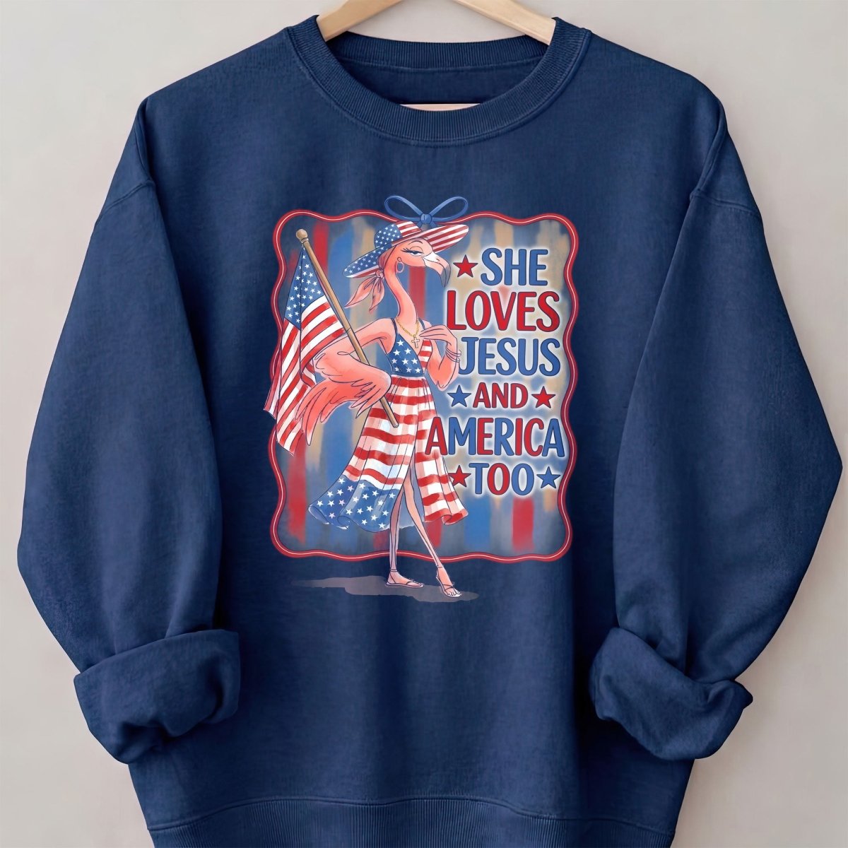 America 250 Years of American Spirit Jesus Faith Flamingo Shirt - FlamingoAholic