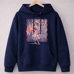 America 250 Years of American Spirit Jesus Faith Flamingo Shirt - FlamingoAholic
