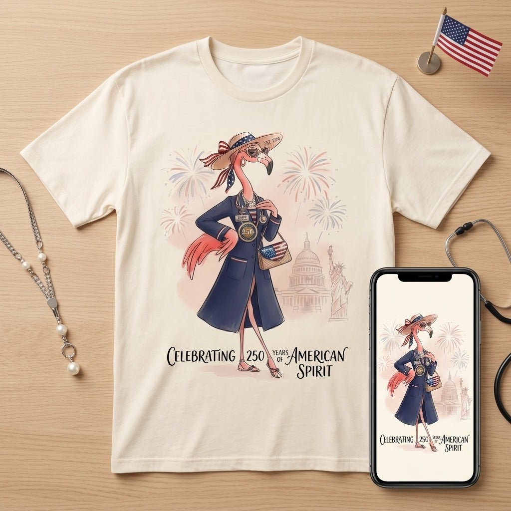 America 250 Years of American Spirit Medical Assistant Shirt - FlamingoAholic