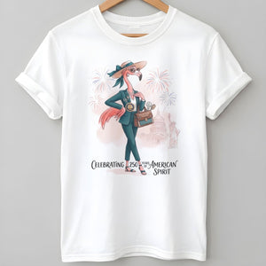 America 250 Years of American Spirit Occupational Therapist Flamingo Shirt - FlamingoAholic