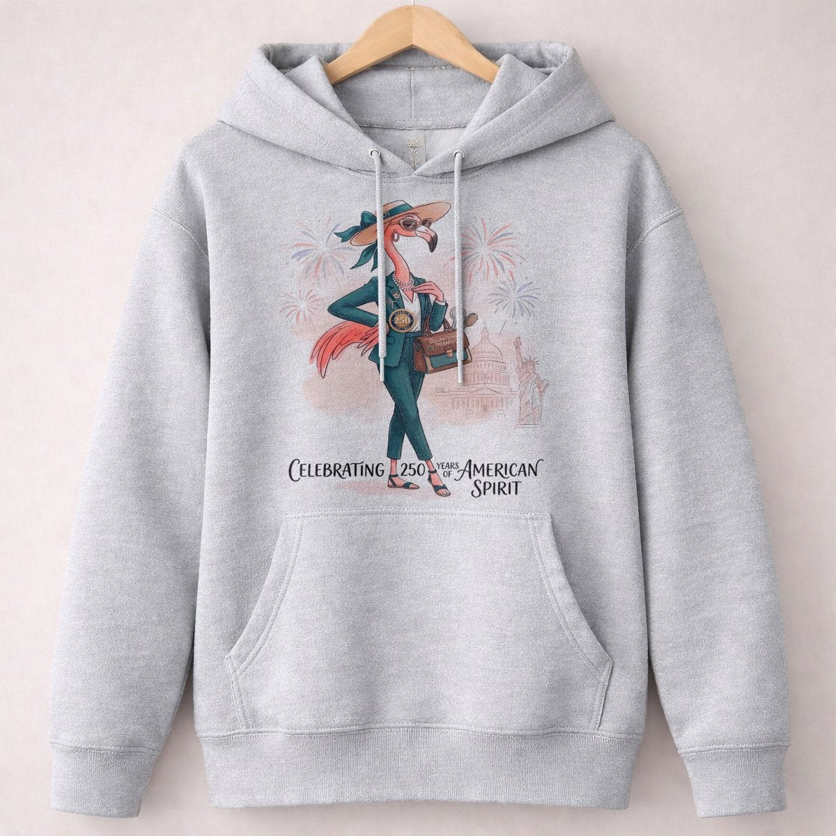 America 250 Years of American Spirit Occupational Therapist Flamingo Shirt - FlamingoAholic