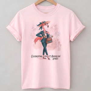 America 250 Years of American Spirit Occupational Therapist Flamingo Shirt - FlamingoAholic