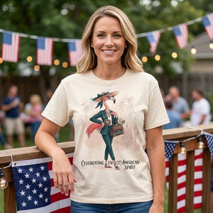 America 250 Years of American Spirit Occupational Therapist Flamingo Shirt - FlamingoAholic