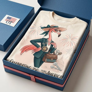 America 250 Years of American Spirit Occupational Therapist Flamingo Shirt - FlamingoAholic