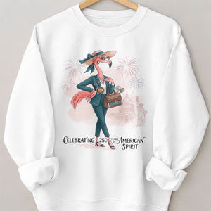 America 250 Years of American Spirit Occupational Therapist Flamingo Shirt - FlamingoAholic
