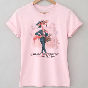 America 250 Years of American Spirit Occupational Therapist Flamingo Shirt - FlamingoAholic