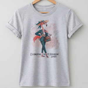 America 250 Years of American Spirit Occupational Therapist Flamingo Shirt - FlamingoAholic