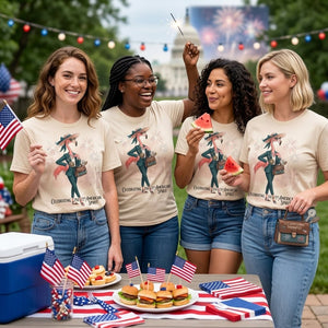 America 250 Years of American Spirit Occupational Therapist Flamingo Shirt - FlamingoAholic