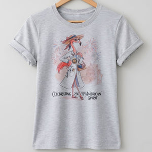 America 250 Years of American Spirit Pharmacist Flamingo Shirt - FlamingoAholic