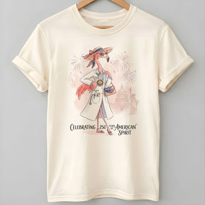America 250 Years of American Spirit Pharmacist Flamingo Shirt - FlamingoAholic