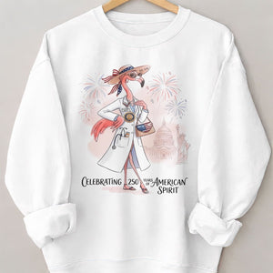 America 250 Years of American Spirit Pharmacist Flamingo Shirt - FlamingoAholic