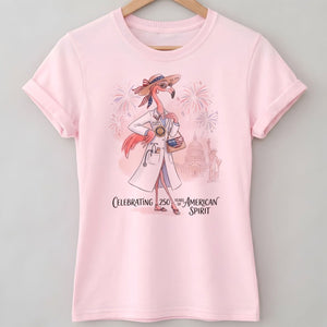 America 250 Years of American Spirit Pharmacist Flamingo Shirt - FlamingoAholic