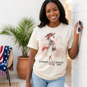 America 250 Years of American Spirit Physician Assistant Flamingo Shirt - FlamingoAholic