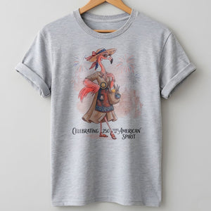 America 250 Years of American Spirit Pottery Flamingo Shirt - FlamingoAholic