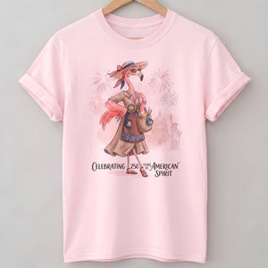 America 250 Years of American Spirit Pottery Flamingo Shirt - FlamingoAholic
