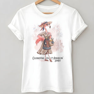 America 250 Years of American Spirit Pottery Flamingo Shirt - FlamingoAholic