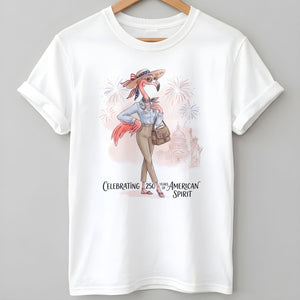 America 250 Years of American Spirit Social Worker Flamingo Shirt - FlamingoAholic