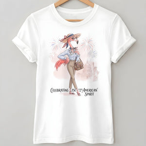 America 250 Years of American Spirit Social Worker Flamingo Shirt - FlamingoAholic