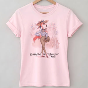 America 250 Years of American Spirit Social Worker Flamingo Shirt - FlamingoAholic