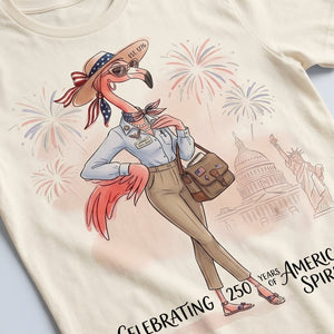 America 250 Years of American Spirit Social Worker Flamingo Shirt - FlamingoAholic
