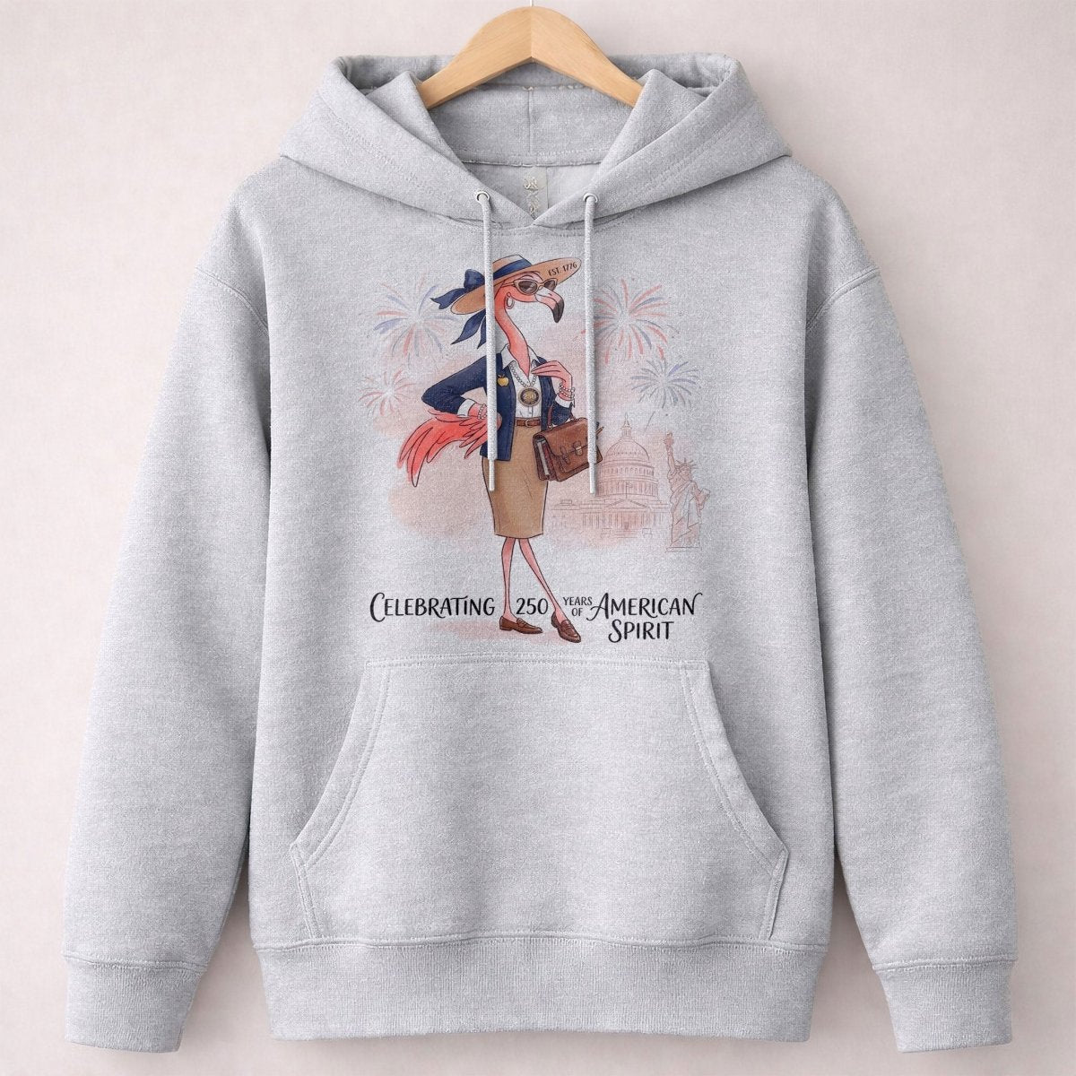 America 250 Years of American Spirit Teacher Flamingo Shirt - FlamingoAholic