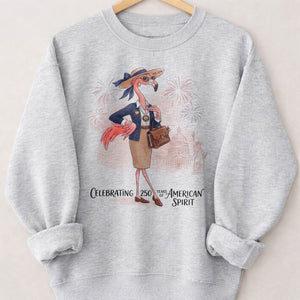 America 250 Years of American Spirit Teacher Flamingo Shirt - FlamingoAholic