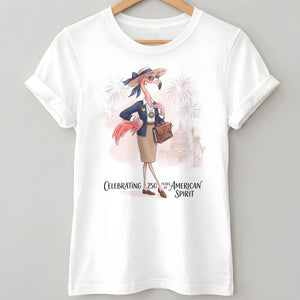 America 250 Years of American Spirit Teacher Flamingo Shirt - FlamingoAholic