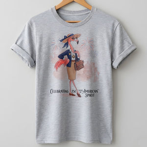 America 250 Years of American Spirit Teacher Flamingo Shirt - FlamingoAholic