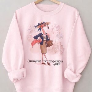 America 250 Years of American Spirit Teacher Flamingo Shirt - FlamingoAholic
