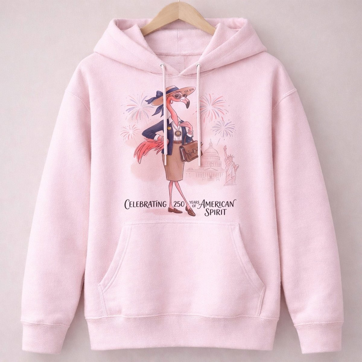 America 250 Years of American Spirit Teacher Flamingo Shirt - FlamingoAholic