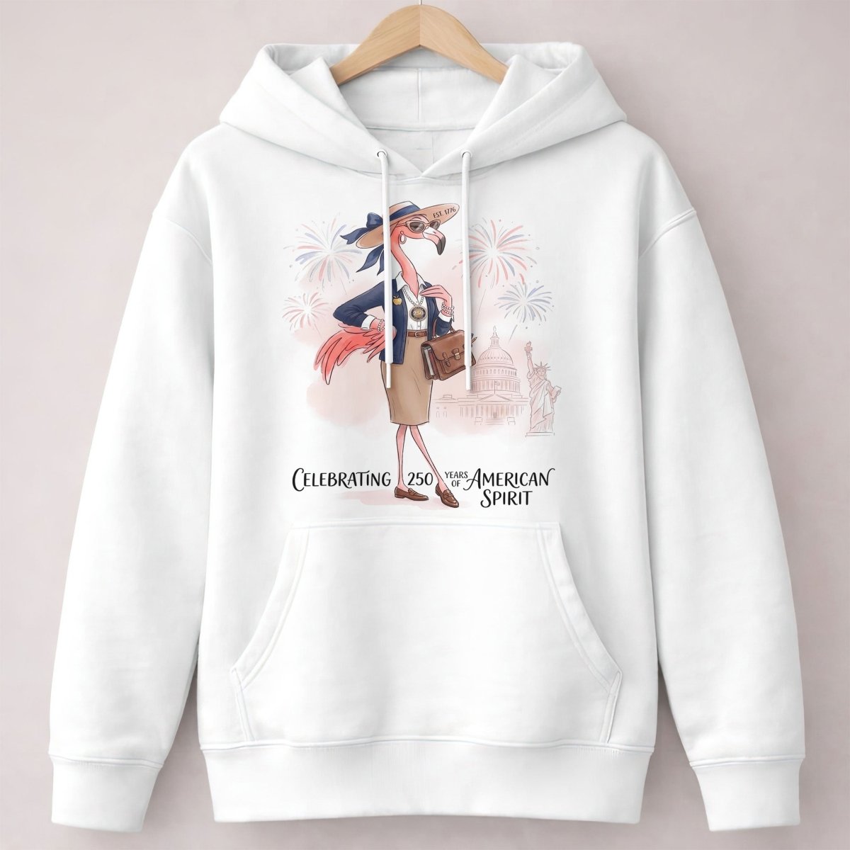 America 250 Years of American Spirit Teacher Flamingo Shirt - FlamingoAholic