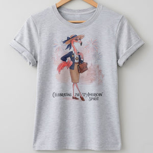 America 250 Years of American Spirit Teacher Flamingo Shirt - FlamingoAholic